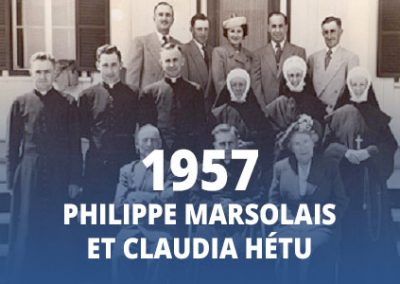 1957 - Famille Philippe Marsolais et Claudia Hétu
