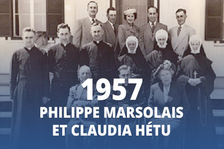 1957 - Famille Philippe Marsolais et Claudia Hétu