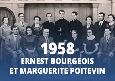 1958 - Ernest Bourgeois et Marguerite Poitevin