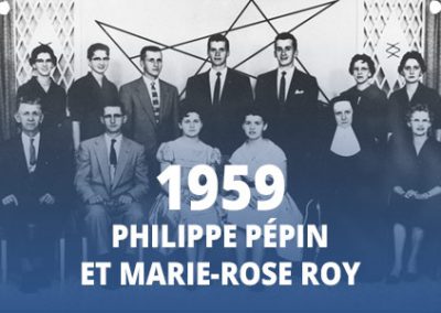1959 - Philippe Pépin et Marie-Rose Roy