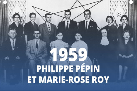 1959 - Philippe Pépin et Marie-Rose Roy