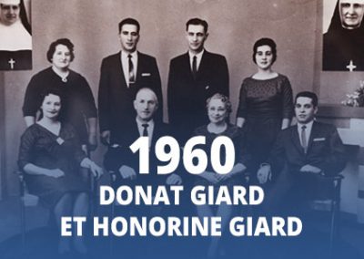 1960 - Donat et Honorine Giard