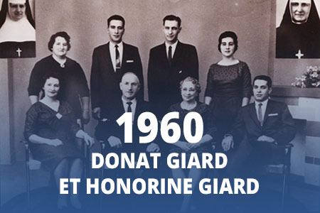 1960 - Donat et Honorine Giard
