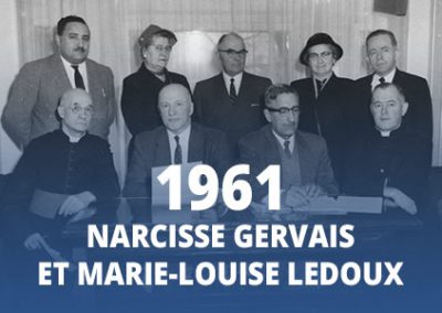 1961 - Narcisse Gervais et Marie-Louise Ledoux