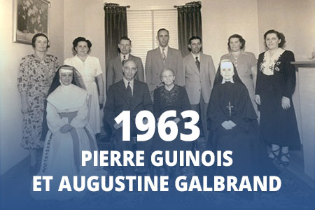 1963 - Pierre Guinois et Augustine Galbrand