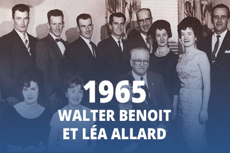 1965 - Walter Benoit et Léa Allard