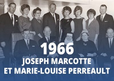 1966 - Joseph Marcotte et Marie-Louise Perreault