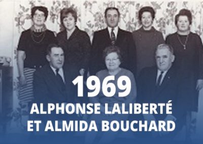 1969 - Alphonse Laliberté et Almida Bouchard