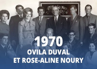 1970 - Ovila Duval et Rose-Aline Noury