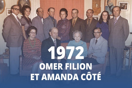 1972 - Omer Filion et Amanda Côté