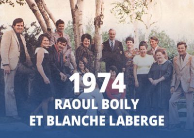 1974 - Raoul Boily et Blanche Laberge