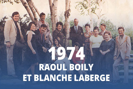 1974 - Raoul Boily et Blanche Laberge