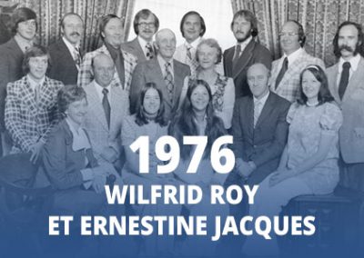 1976 - Wilfrid Roy et Ernestine Jacques
