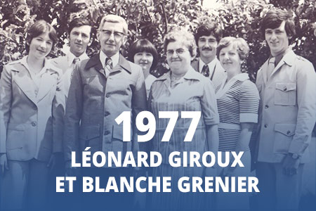 1977 - Léonard Giroux et Blanche Grenier