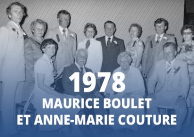 1978 - Maurice Boulet et Anne-Marie Couture