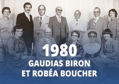 1980 - Gaudias Biron et Robéa Boucher