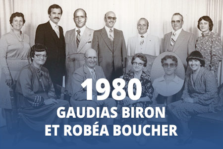 1980 - Gaudias Biron et Robéa Boucher
