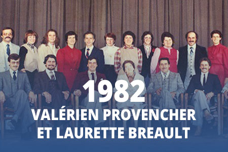 1982 - Valérien Provencher et Laurette Breault