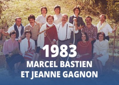1983 - Marcel Bastien et Jeanne Gagnon