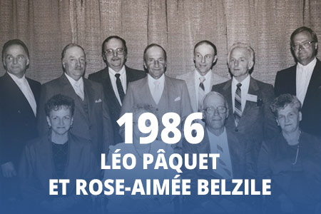 1986 - Léo Pâquet et Rose-Aimée Belzile