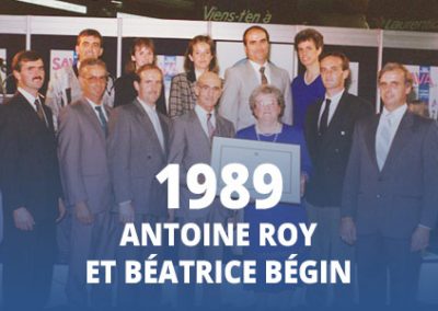 1989 - Antoine Roy et Béatrice Bégin