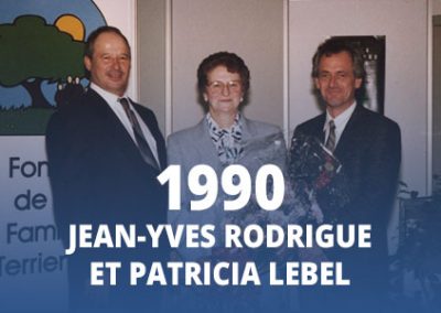 1990 - Jean-Yves Rodrigue et Patricia Lebel