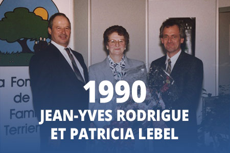 1990 - Jean-Yves Rodrigue et Patricia Lebel