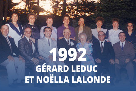 1992 - Gérard Leduc et Noëlla Lalonde