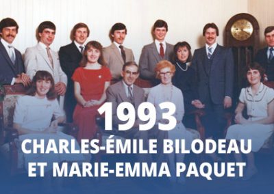 1993 - Charles-Émile Bilodeau et Marie-Emma Paquet