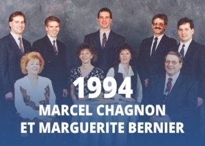 1994 - Marcel Chagnon et Marguerite Bernier