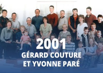 2001 - Gérard Couture et Yvonne Paré