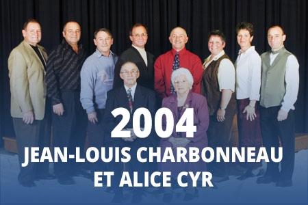 2004 - Jean-Louis Charbonneau et Alice Cyr