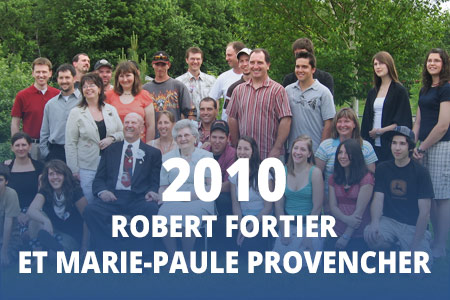 2010 - Robert Fortier et Marie-Paule Provencher