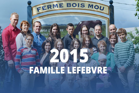 Famille Lefebvre - Famille agricole 2015