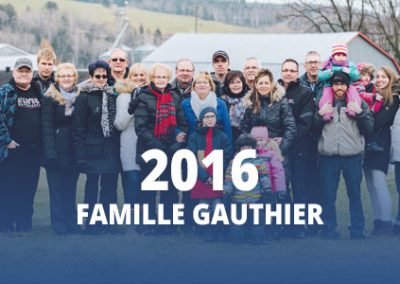 2016 - Famille Gauthier