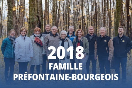 2018 Famille Préfontaine-Bourgeois - Famille agricole de l'année
