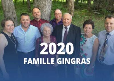Famille Gingras - Famille agricole 2020