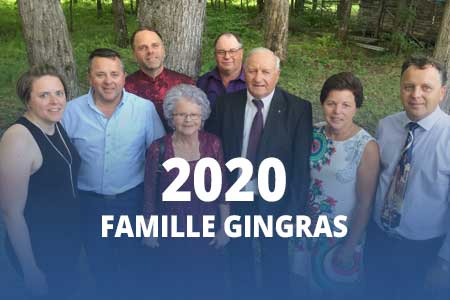 Famille Gingras - Famille agricole 2020