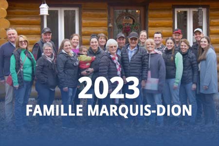 Famille marquis-Dion, famille agricole de l'année 2023